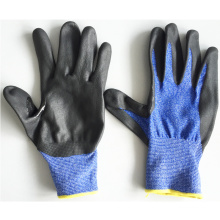 NMSAFETY léger et résistant aux coupures souples utiliser nitrile de mousse souple de calibre 18 sur les gants de plam